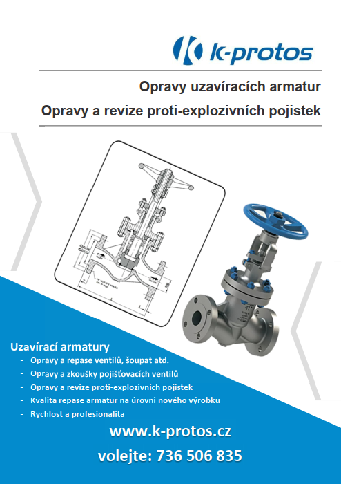 Opravy armatur prospekt