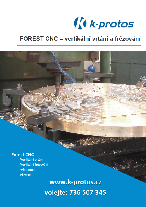 FOREST CNC - vertikální vrtání a frézování